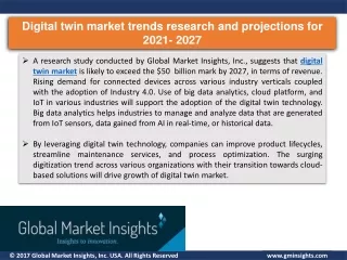 Digital twin market research report by 2021 to 2027