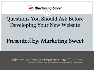 Questions You Should Ask Before Developing Your New Website