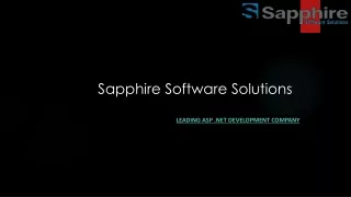 sapphire software solutions