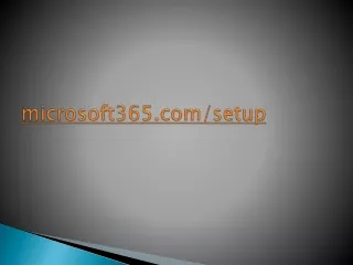 microsoft365 com setup