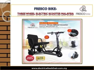 Three Wheel Electric Scooter Malaysia