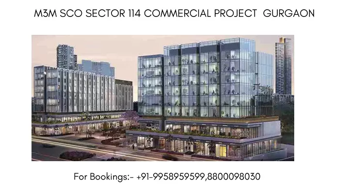 m3m sco sector 114 commercial project gurgaon