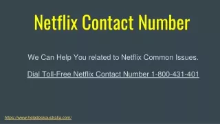 Facing Resolution Problem Dial Netflix Contact Number 1-800-431-401