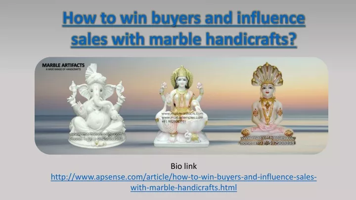 how to win buyers and influence sales with marble