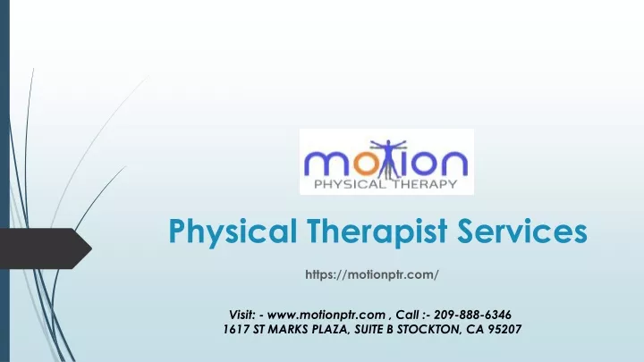 physical therapist services