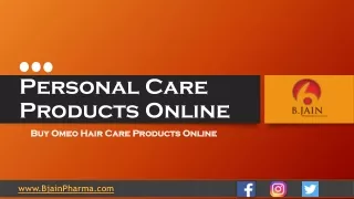 Buy Omeo Hair Care Products Online  Personal Care Products - BJain Pharma