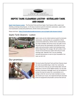 septic septic tank cleaners loxton tank cleaners