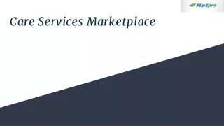 Care Services Marketplace