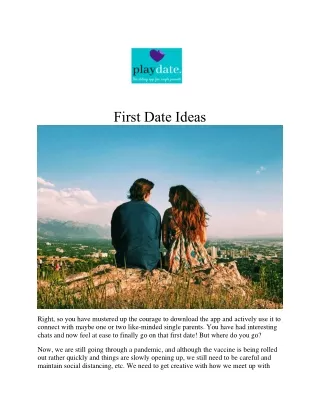 first date ideas