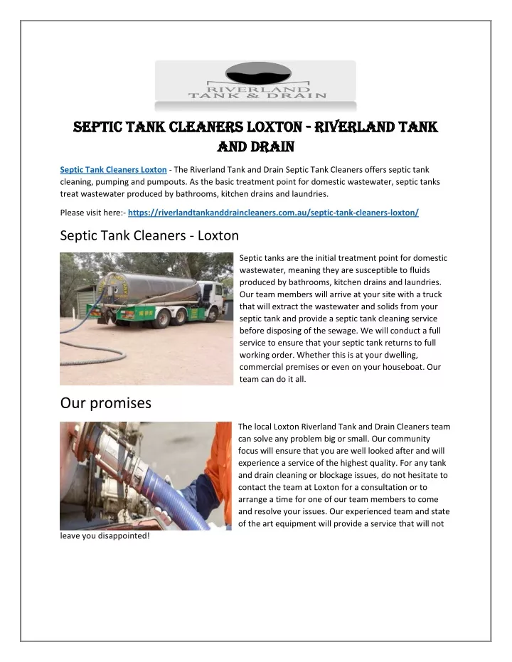 septic septic tank cleaners loxton tank cleaners