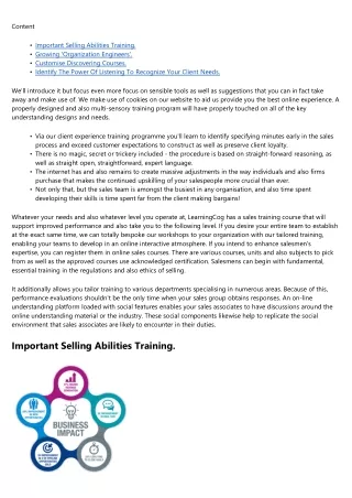 Sales Training Workshops