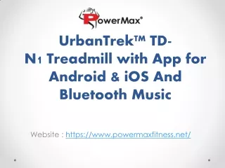 urbantrek td n1 treadmill with app for android