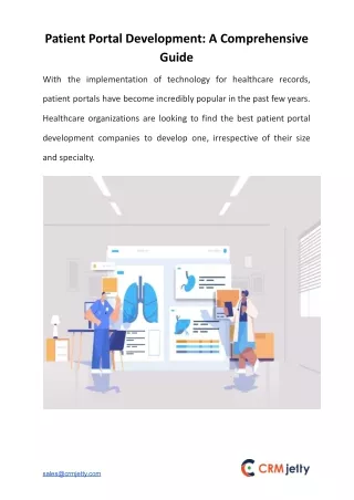 patient portal development a comprehensive guide