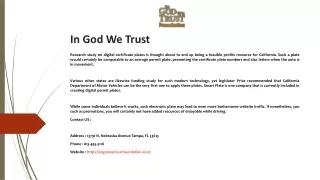 in god we trust