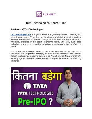 Tata Technologies IPO