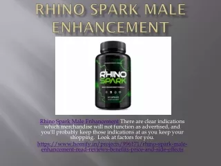 Rhino Spark Male Enhancement