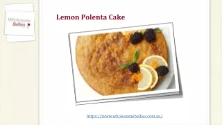 lemon polenta cake