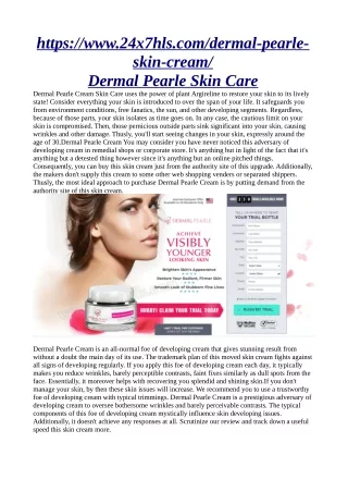 https://www.24x7hls.com/dermal-pearle-skin-cream/