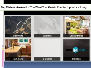 top mistakes to avoid if you want your quartz
