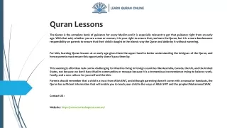 quran lessons