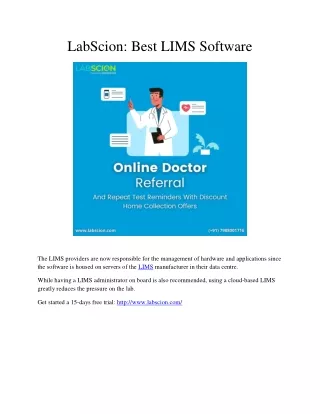 labscion best lims software