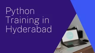 Python Training in Hyderabad
