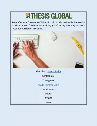 Thesis India | Mythesis.co.in