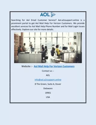 Aol Mail Help For Verizon Customers