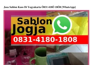 Jasa Sablon Kaos Di Yogyakarta Ö83I-4I8Ö-I8Ö8 [WhatsApp]