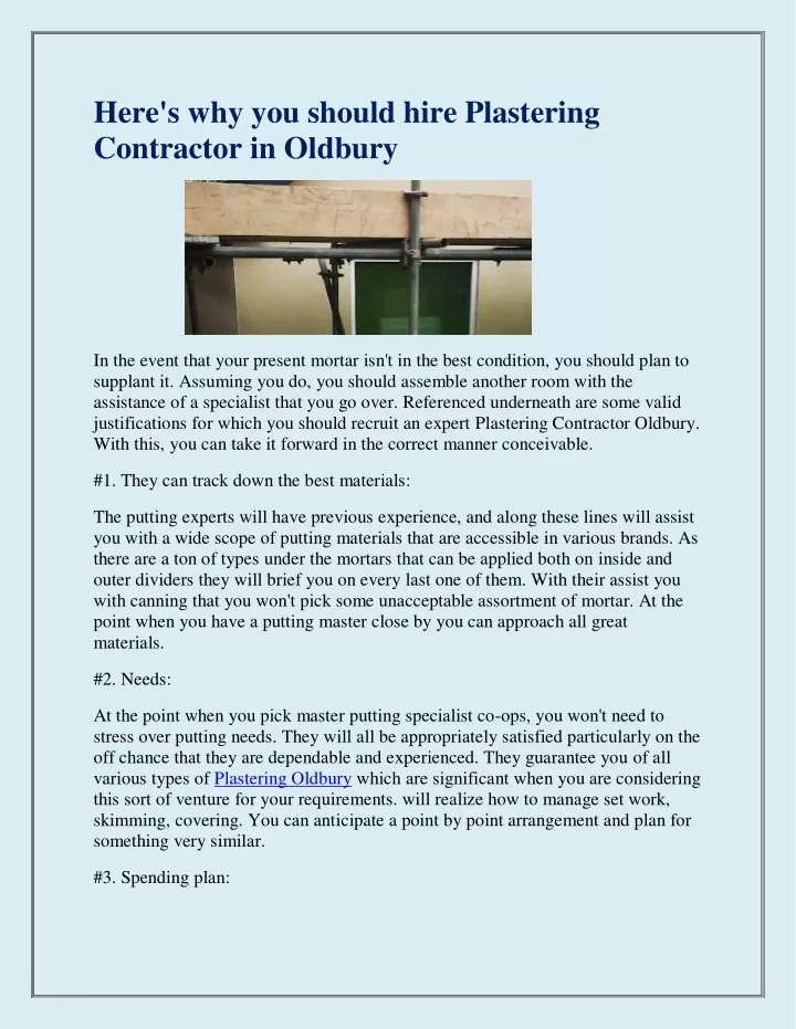 here s why you should hire plastering contractor