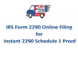 irs form 2290 online filing for instant 2290