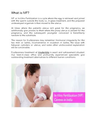 Best Infertility Centers in India _ Affordable Infertility treatment in India - Vinsfertility