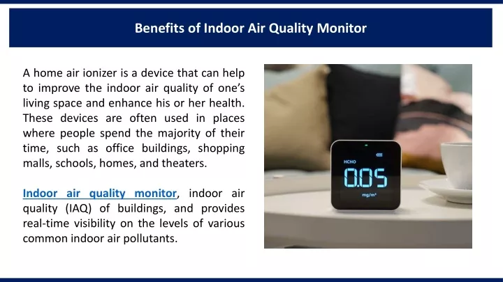 benefits of indoor air quality monitor