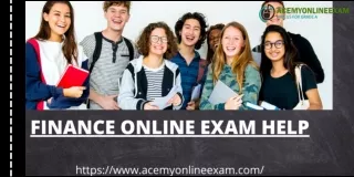 finance online exam help