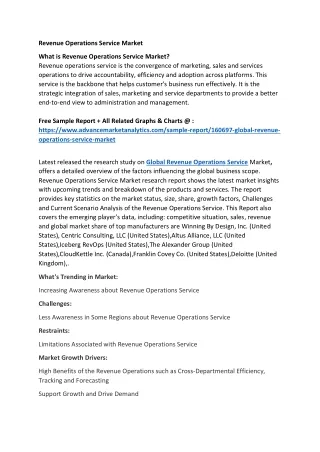 revenue operations service market