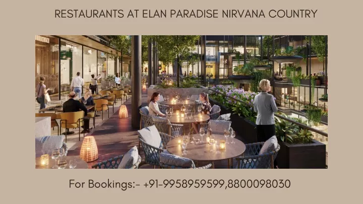 restaurants at elan paradise nirvana country