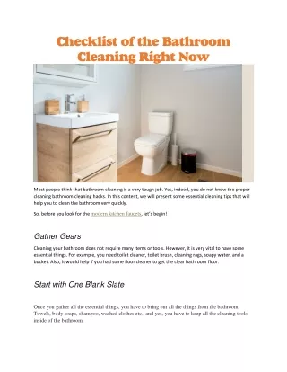 Modern kitchen faucets