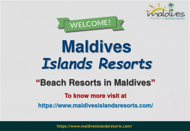 maldives islands resorts