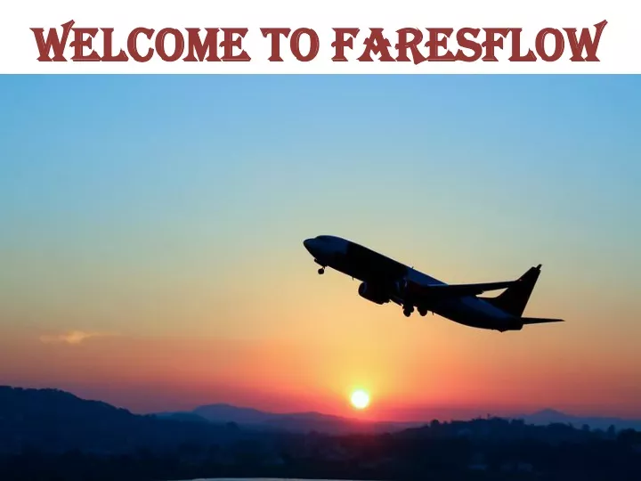 welcome to faresflow