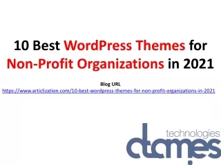 10 best wordpress themes for non profit
