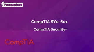comptia sy0 601