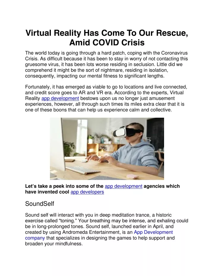 virtual reality has come to our rescue amid covid