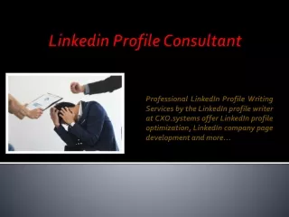 Linkedin Profile Consultant