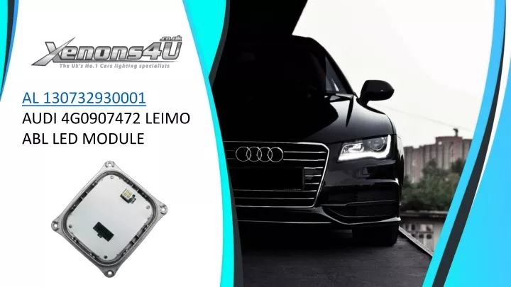 al 130732930001 audi 4g0907472 leimo