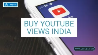 Buy YouTube Views India