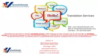 Translation Company Delhi | Translation Services In Delhi NCR.
