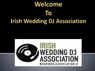 Wedding DJ in Kildare - Irish Wedding DJ Association
