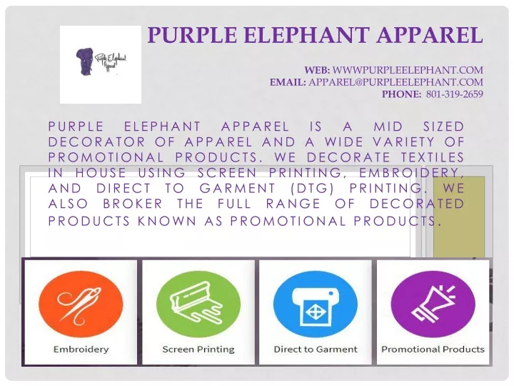 purple elephant apparel