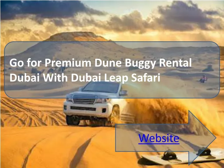 go for premium dune buggy rental dubai with dubai