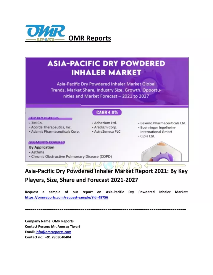 omr reports